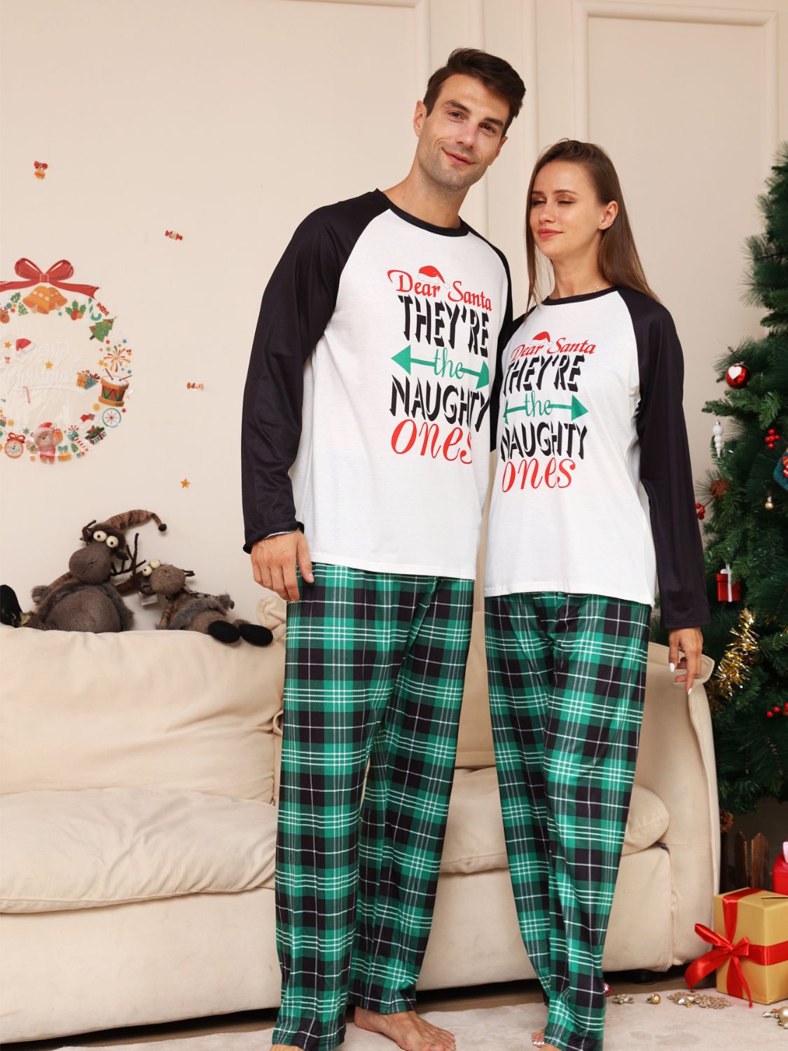 They're the Naughty One - Holiday PJ Set (Women's)