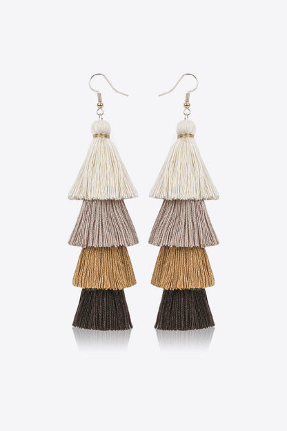 Layered Tassel Earrings