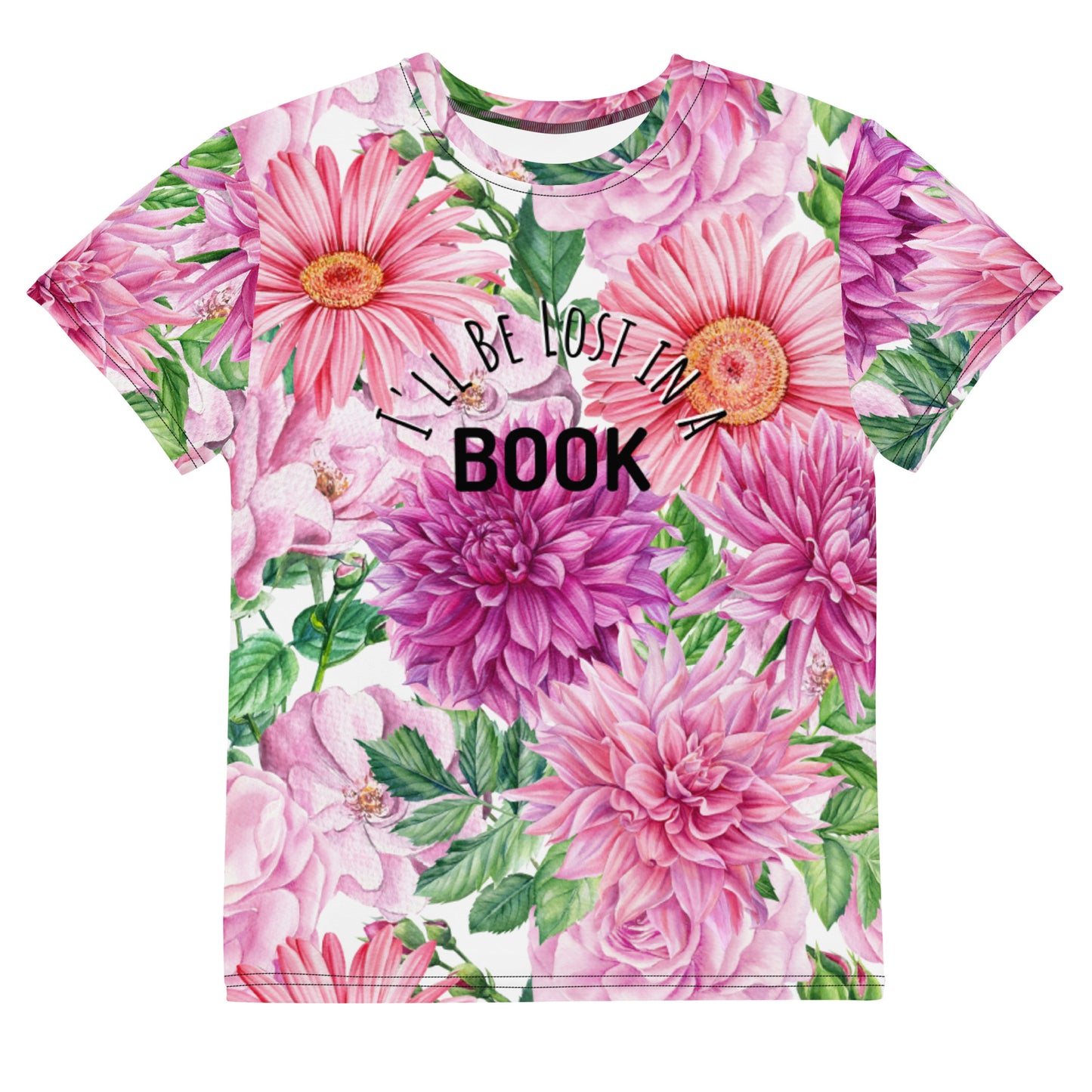 Avid Reader - I'll be Lost in a Book - Floral Dreamy Tee