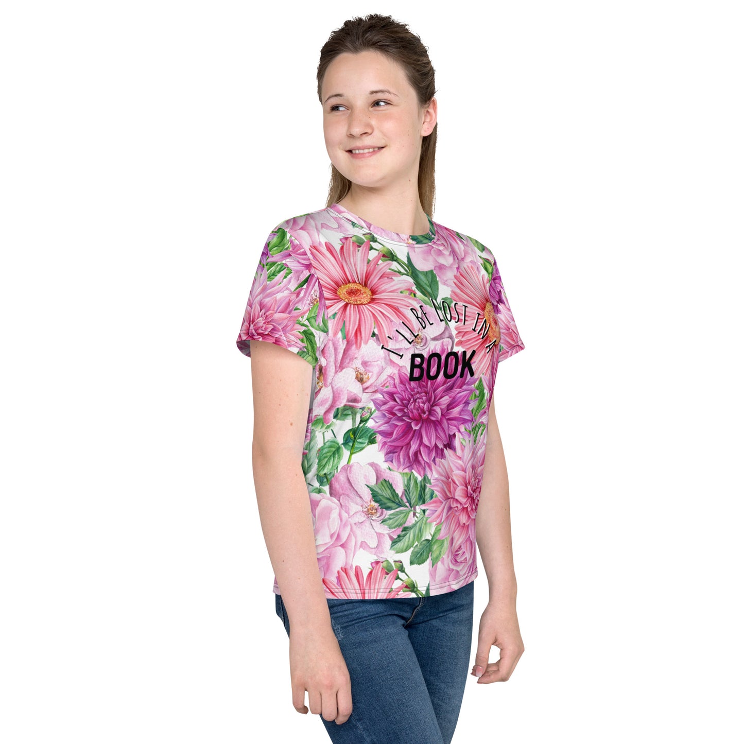 Avid Reader - I'll be Lost in a Book - Floral Dreamy Tee