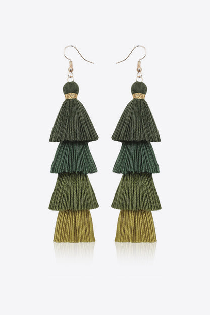 Layered Tassel Earrings