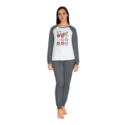 Sweet Dreams Women's Pajama Set (Pink or Gray)