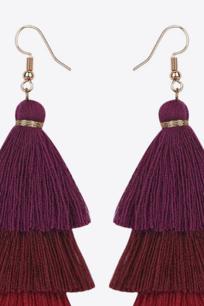 Layered Tassel Earrings